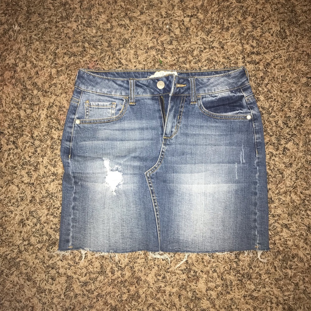 jean skirt